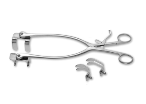 Hoen Hemilaminectomy Retractor, 2 Pairs Of Blades, 10 3/4" (27.3 Cm)